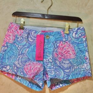 NWT Lilly Pulitzer Walsh Shorts in Raising Shell
